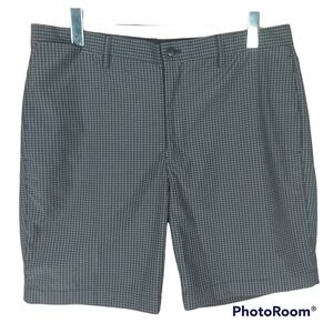 𝅺🍄3/50$🍄 GREG NORMAN plaid golf casual bermuda men's shorts size 36